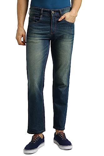 Urbano Fashion Men's Regular Fit Washed Jeans Stretchable