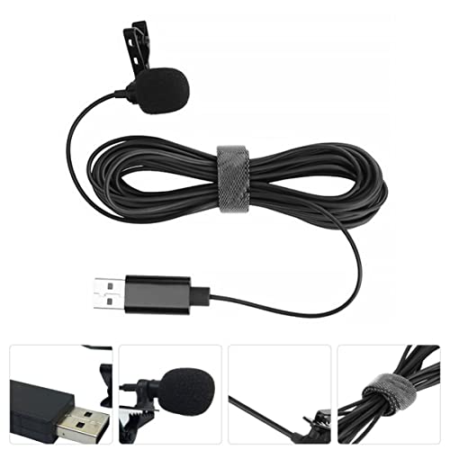 SOLUSTRE 1 Pc Plugue Usb Condensador de Desktop Compatível Com Clip- On E Adaptador de Trabalho Play