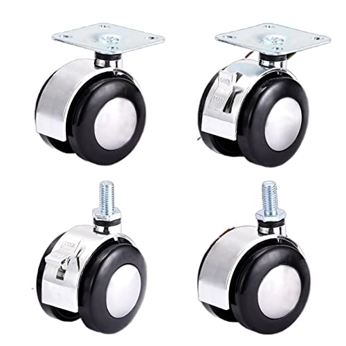 Roulettes pivotantes M8 pour chaise de 5,1 cm, déplacez vos fauteuils sans effort