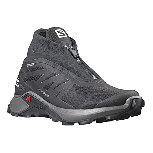 [サロモン] トレイルランニングシューズ SUPERCROSS WINTER CLIMASALOMON WATERPROOF (スーパークロス ウィンター クライマサロモン ウォータープルーフ) メンズ Black/Magnet/Black 31.0 cm