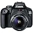 Canon EOS 4000D DSLR Camera and EF-S 18-55 mm f/3.5-5.6 III Lens - Black