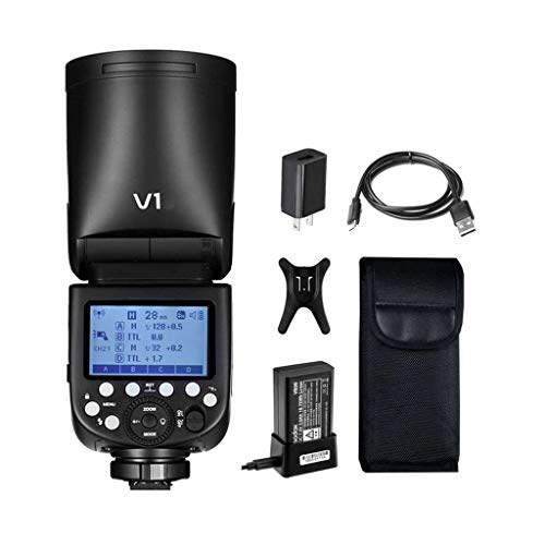 Image of Godox V1 TTL Li-ion Round Head Camera Flash (V1-F for Fuji)