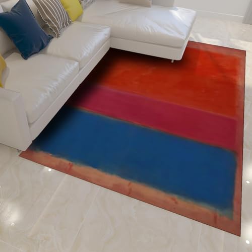 Tapis antidérapant style Rothko 120x210cm résistant et facile à nettoyer - 3