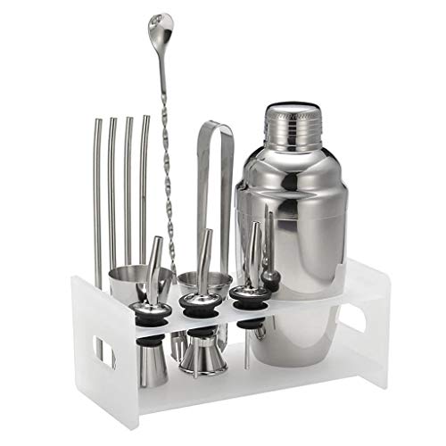 Set coctelera de acero inoxidable 350 ml miniatura 1