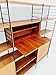 Solid Wood Bookcase for Home Office Bookcase with Bar Cabinet for Bedroom, Living Room, Home Office(Brown)