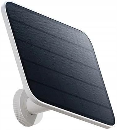 Outdoor Camera Solar Panel | High Power 5W | USB-C Port | Waterproof IP66 3M Cable White