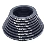 【1】Contenido del envío: 9 anillos Step-Down 82-77mm/77-72mm/72-67mm/67-62mm/62-58mm/58-55mm/5-52mm/52-49mm/49-40.5mm.