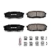 Power Stop Z23-1304 Rear Z23 Sport Carbon Fiber Infused Ceramic Brake Pads with Hardware For LX570, LX570, Land Cruiser, Land Cruiser, Sequoia, Tundra [Model Specific]