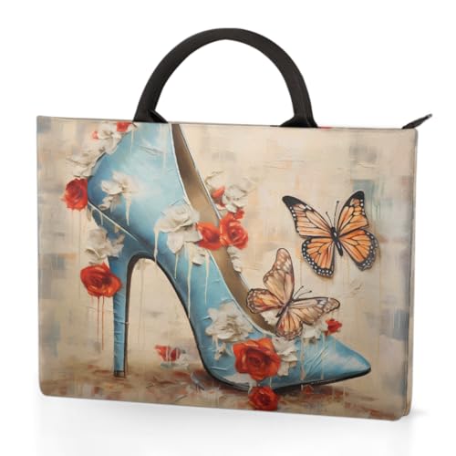 Housse PC 13,3 vintage talons hauts chic pour vos trajets de travail et cours