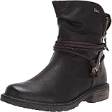 Spring Step Relife Kathie Mid-Calf Boots for Women - Waterproof Ladies Boots With Zipper Closure - Western Low Heel Ankle Boots for Women - Black EU 40/9