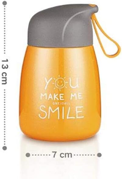 Bottle Stainless Steel Cute Thermal Water Bottles Vacuum Flask Leakproof Portable Belly Cups 320ML for Kids Girls