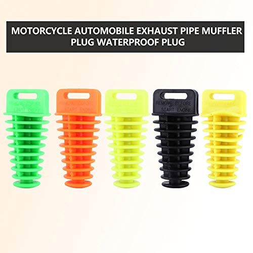 2/4 Stroke Wash Plug, Muffler Exhaust Wash Plug Motorcycle Dirt Bike 2/4 Stroke Atv Quad Exhaust Silencer Wash Plug Kit (Color : Green) 4 Stroke Exhaust Plug #TOP5