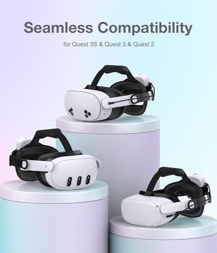 image for Kawaye Battery Head Strap for Meta Quest 2/Quest 3S/Quest 3, 7500mAh B