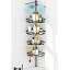 Tension Pole with 2 Towel Bars-Black