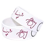 Material: Silikon ZJZ One Direction 1D Silikonarmband Autogramm Zusammensetzung sollte helfende Hand Kette