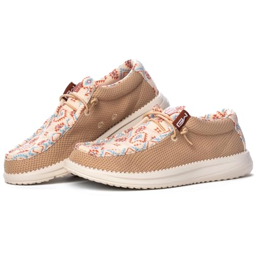 Image of Gator Waders Womens Camp Shoes - Breathable Slip-On Loafers - Elastic Laces - Ultralight All Day Cushioning - Fitted Feel