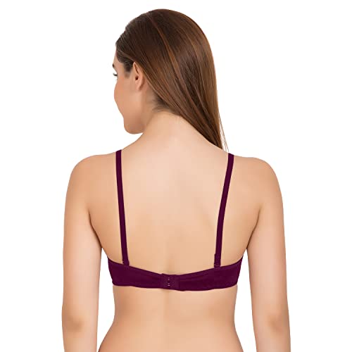 Image of Tweens - Non Padded Cotton Rich Bra - Concealer Side Shaper - Cotton Rich Fabric - Full Coverage, Multiway Straps, Wirefree, Seamless T-Shirt Bra