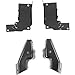 Evan-Fischer Bumper Bracket compatible with Chevrolet Silverado 03-06 Front Set Base/LS/LT Models Steel