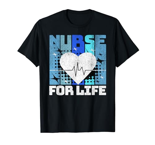 Enfermera de por vida Groovy Retro Nurse Life Camiseta