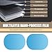 Eratus 2 PCS Car Rear View Mirror Waterproof Film, Anti Fog Glare Rear View Mirror Sticker, HD Protective Clear Rainproof Film, Rain Proof Film for Car Window, Universal for Cars (Transparent)