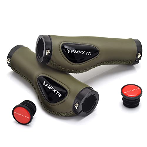 WLDOCA Poignées de Guidon de VTT avec Repose-Poignets en Silicone épais poignées verrouillables pour vélo Pliant VTT e-Bike 22.2mm,B,1 Cover