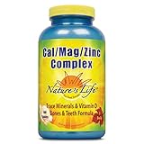 Nature's Life Cal/Mag/Zinc Tablets, 1000/600/15 Mg | 360 Count