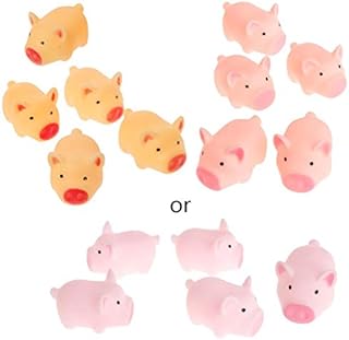 5pcs Quietschendes Schwein Haustierspielzeug Hund Welpe Katze Sound Squeeze Kauen Biss Silikon Netter Stressabbau Teaser Schreiende Schweine Zähne Reinigungsprodukte Schöne Geschenke für Hunde product image