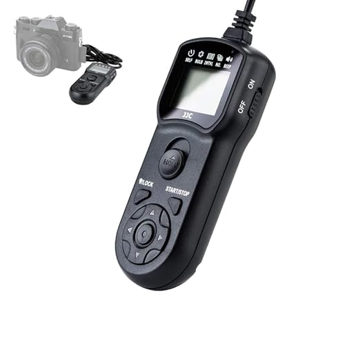 Temporizador de Disparador Control Remoto para Fujifilm Fuji X T3 X T2 X T1 X H1 X T30 X T20 X T100 XF10 X A5 X100F XF10 X Pro2 X E5 X E3 X A5 GFX Reemplaza el Cable de liberación Fujifilm RR 100