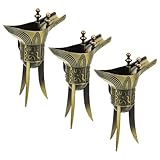 Bicchiere da vino vintage in lega - le tazze da vino in stile arcaico sono adatte per l'uso in casa, bar, hotel, ristorante, giochi, lauree, feste e discoteche, boccale da bere