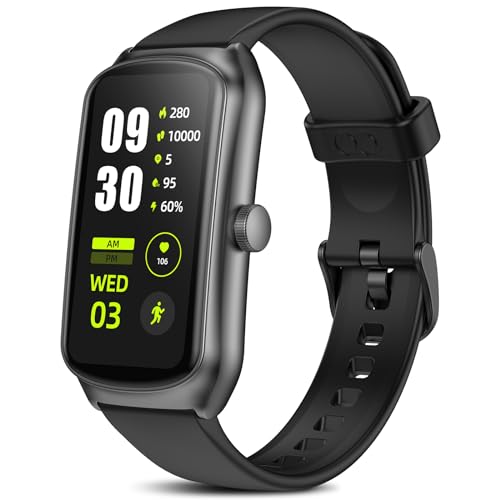 Marsyu 2025 Reloj Inteligente Hombre Mujer, 1.58' AMOLED Smartwatch con Podómetro/Pulsómetro/SpO2/Monitor de Sueño, IP68 Pulsera Actividad con 100+ Modos Deportivos, Smart Band para Android iOS