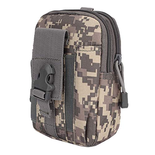 Ao Ar Livre Impermeável Acampamento Caminhadas Militar Cinto Cinto Fanny Pack Molle Bolsa Saco - ACU