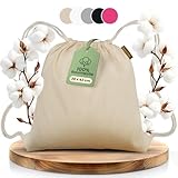 Naturstube® Baumwoll Turnbeutel natur Sportbeutel Zuziehbeutel Gymsack Sack Jute Schule Rucksack Damen, Herren & Kinder