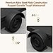 2 Pack Single Axle Trailer Fenders with Fender Backs,Fits for 14”to 16” Wheels - 32” x 9” x 15” Trailer Fender Replacement for Car Hauler,Cargo,Utility,Landscape Trailers