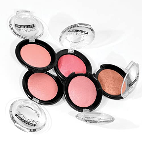 Palladio Baked Blush, Highly Pigmented Shimmery Formula, Easy To Blend And Highly Buildable, Apply Dry For A Natural Glow Or Wet For A Dramatic Luminous Look, Long Lasting For All Day Wear, Wish #TOP5
