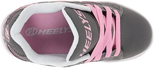 Heelys Kids Propel Skate Shoe, Grey/Pink, 8 M US | Image 4