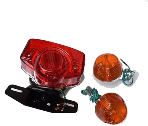 Luces traseras para motocicleta Honda Lifan tipo 5 con piloto de freno e intermitentes