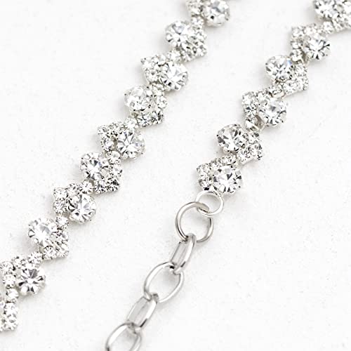 Rhinestone Belt Womens Formal Dress Belt Diamond Bling Wedding Bridal Belt3