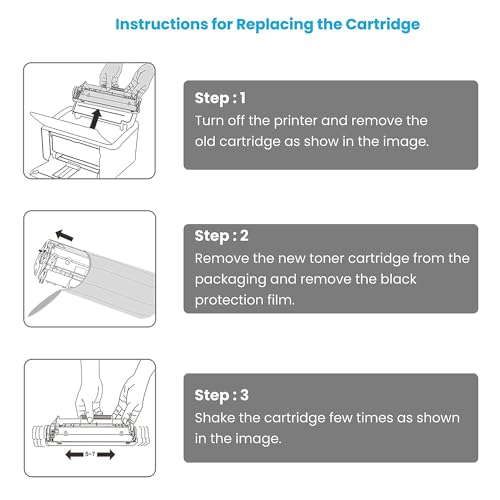 Image of 88A CC388A Laserjet Toner Cartridge for HP Laserjet Printer M1136, MFP, P1007, P1106, P1108, P1008, M1213nf, M126nw, M1218nfs, M128fw, M128fn, M226DW, M226DN (Pack of 3)