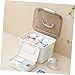 Ipetboom Dual-Layer Portable Medicine Storage Box Household First Aid Chest Lid Moisture-Proof Emergency Organizer for Family Use