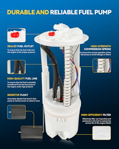 Image of PHILTOP Electric Fuel Pump Assembly FG0925 Fit for Dodge Dakota