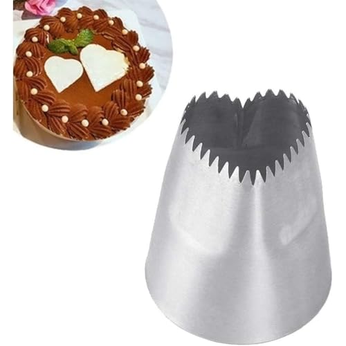 Stainless Steel Frosting Piping Tips, Heart-shaped Icing Piping Tips Couplers, Cake Decorating Tips For Cookies Cupcake Decorating Supplies Baking