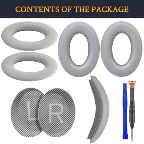 Image of SOULWIT Replacement Kit for Bose QC35 /QC35 ii - Gray