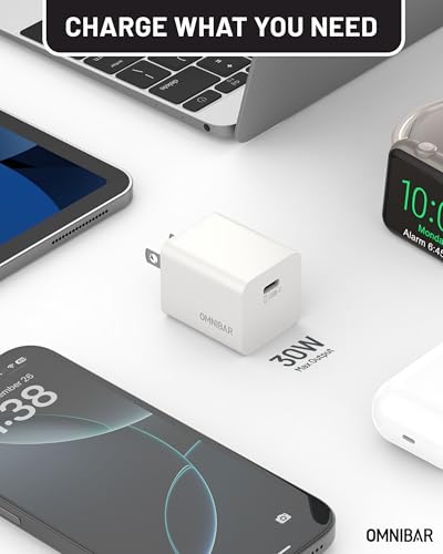 Image of 30W USB C Charger 2-Pack with 4FT Cable, GaN PD PPS Fast Charger | Travel-ready, Pocket-size design, Efficient heat management, Compatible with iPhone 17 /16 /15, Galaxy S26 /S25, iPad, AirPods 4