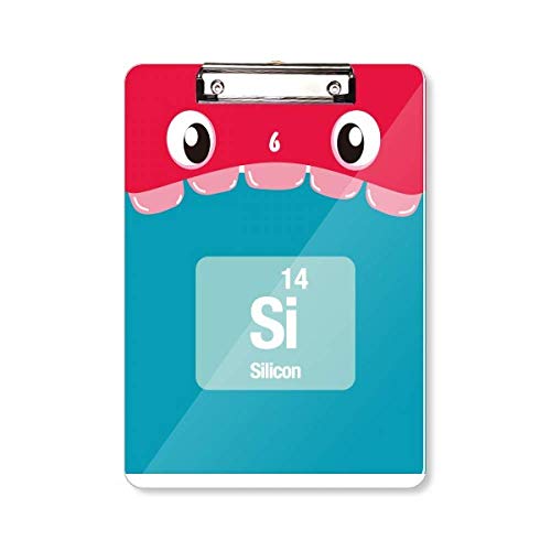 Porte-bloc silicone A4 de qualité supérieure imprimé éléments chimiques