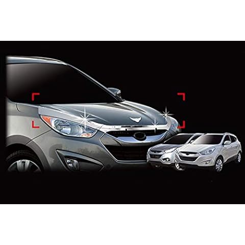 AUTO CLOVER Chrome Bonnet Protector Set for Hyundai IX35 Cover