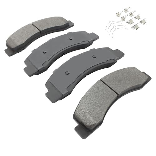 Image of QUALITY-BUILT Front Semi-Metallic Brake Pads, Premium 1001-0824M, Compatible with 1998-2005 Ford (E-350 Econoline,E-350 Econoline Club Wagon,Excursion,F-250 Super Duty,F-350,F-350 Super Duty)