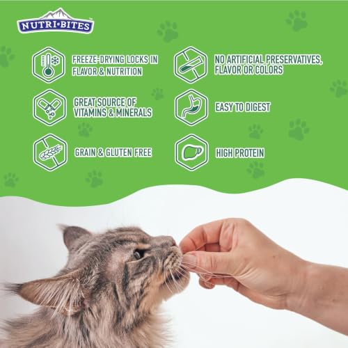 Image of Nutri Bites Freeze Dried Beef Liver Dog & Cat Treats, Single Ingredient (2-Pack)