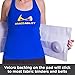 BraceAbility Hernia Belt Replacement Pad | Silicone Pad with Soft Fabric Cover, Attaches to Elastic Binders and Belts to Prevent Hernia from Popping Out