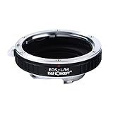 K&F CONCEPT マウントアダプター EOS-L/M レンズ変換アダプター Canon対応 EF/EF-S マウントレンズ→ ライカ対応 Leica対応 Mカメラボディー対応 efマウント ライカ対応mマウント 変換 レンズアダプターリング メーカー直営店