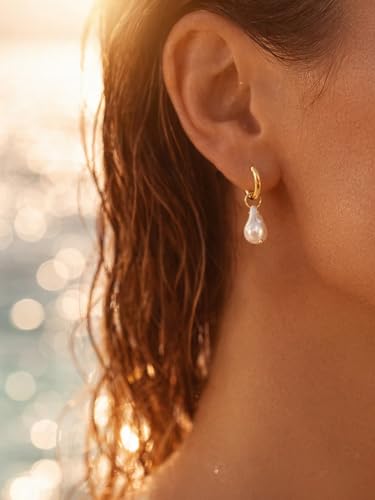 Image of Rubans Demi Fine Stainless Steel Hoop Earrings Daily Gift for Women & Girls